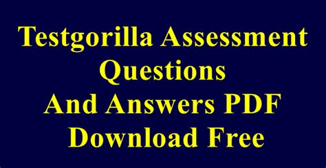 Choose suitable information to find the solution. . Testgorilla questions and answers pdf